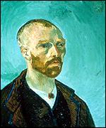 Self-Portrait by Van Gogh, 1888, courtesy of Fogg Art Museum, Collection of Maurice Wertheim