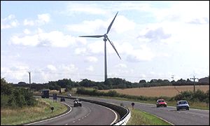 Wind turbine, Swaffham, East Anglia