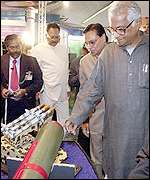 Indian Defence Minister George Fernandes