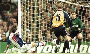 Jansen slid in from close range to score 