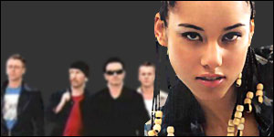 Alicia Keys' hit Fallin' was named best song