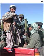 Anti-Taleban fighters in Paktia