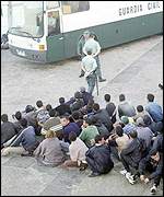 Illegal immigrants caught trying to enter Spain