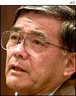 US Transport Secretary Norman Mineta