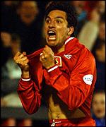 Walsall's Marcelo - 5 Mar 2002