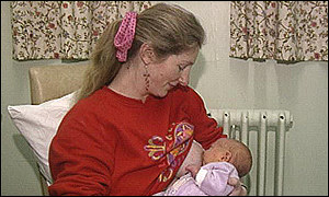 Breast feeding mother