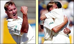 Lee dismissed Kirsten in his first over at Newlands