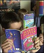 Children are fascinated by the Potter books 
