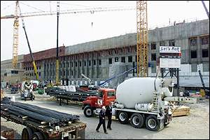 Pentagon rebuilding site