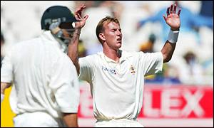 Brett Lee had little success against the South African batting