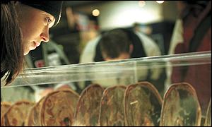 The exhibition features whole corpses and body parts