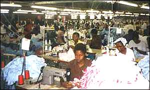 Lesotho knitting factory