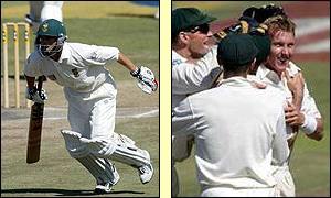 Gary Kirsten was run out by Brett Lee