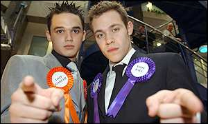 Gareth Gates and Will Young