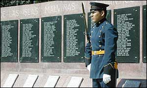 War monument in Buenos Aires