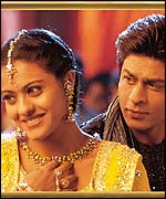 Kajol and Shahrukh Khan