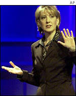 HP chief executive Carly Fiorina