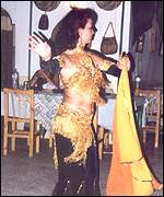 Egyptian belly dancer