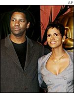 Denzel Washington and Halle Berry 