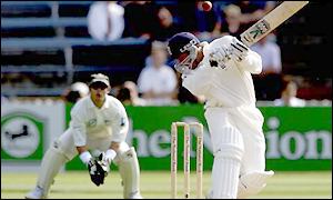 Butcher is the first England batsman to be dismissed on day three