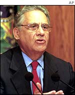 Brazilian President Fernando Henrique Cardoso