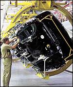 Range Rover assembly line at Solihull