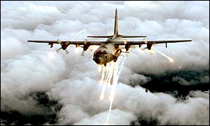 A US AC-130 gunship