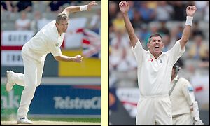 Andrew Caddick reaches his milestone of 200 Test wickets