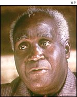 Zambia's first post-independence president Kenneth Kaunda.