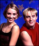Claire and H from defunct pop group Steps 
