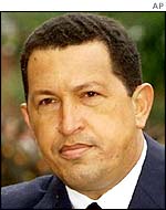 Venezuelan President Hugo Chavez