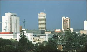 Lusaka skyline