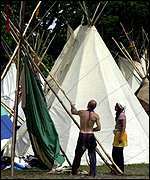 Glastonbury is known for its hippy traditions
