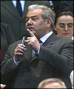 French Football Federation president Claude Simonet 