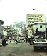A street of the capital of Sierra Leone 
