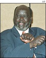 SPLA leader, John Garang