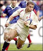 Jason Robinson in action for England