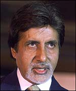 Bollywood actor Amitabh Bachchan