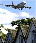 Houses near Heathrow airport