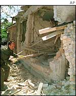 A ruined house in Sombor 