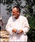 Father Garry Jenkins pictured before his abduction