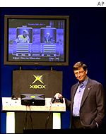 Bill Gates launching the Xbox