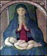 The paintings badly need restoring