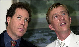 Viscount Linley and Jasper Conran