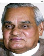 Indian Prime Minister Atal Behari Vajpayee