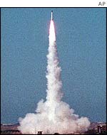 Test firing of Shaheen-1, a Pakistan-made missile