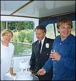 Lester at Carole and Chris Shore's 30th wedding anniversary