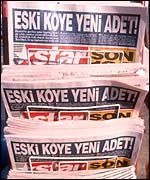 Turkish newspapers
