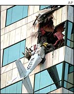 Plane wreckage in Tampa