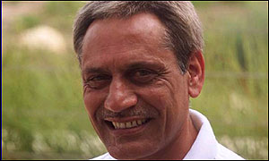 Former Pakistan Test player Wasim Raja